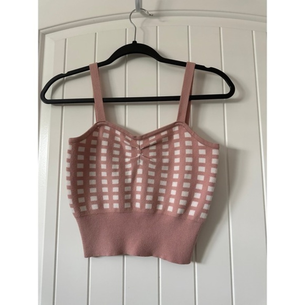 Dreamers by Debut Pink Sweetheart Crop Top‎ Size M/L